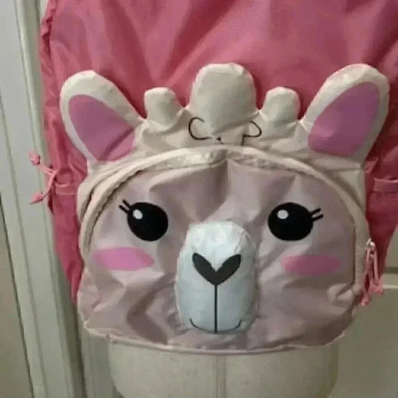 NEW Izzie The Llama Pink school Backpack by  Firefly Outdoor Gear NWT - Picture 8 of 12